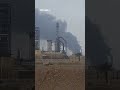 Black Smoke Rises After Alleged Iranian Drone Strike In Saudi Arabia 