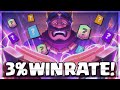 LOSING with the WORST CARDS in Clash Royale...😳