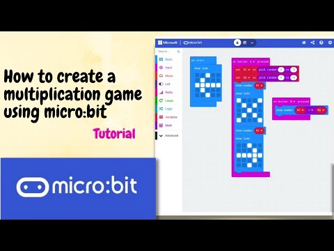How to create a multiplication game using micro:bit