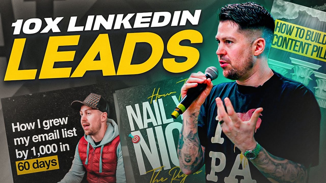 Watch these 10 minutes to 10x your LinkedIn leads (Atomicon 2023)