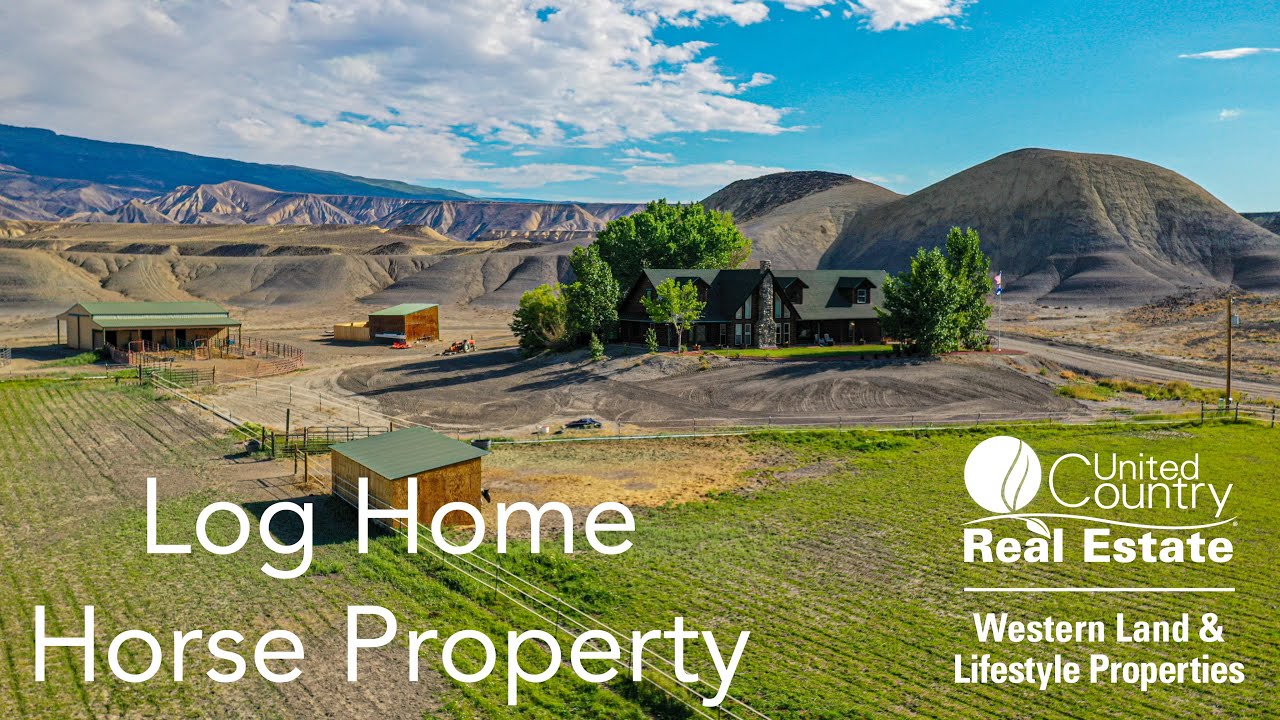 Western Colorado Log Home For Sale Bordering BLM YouTube