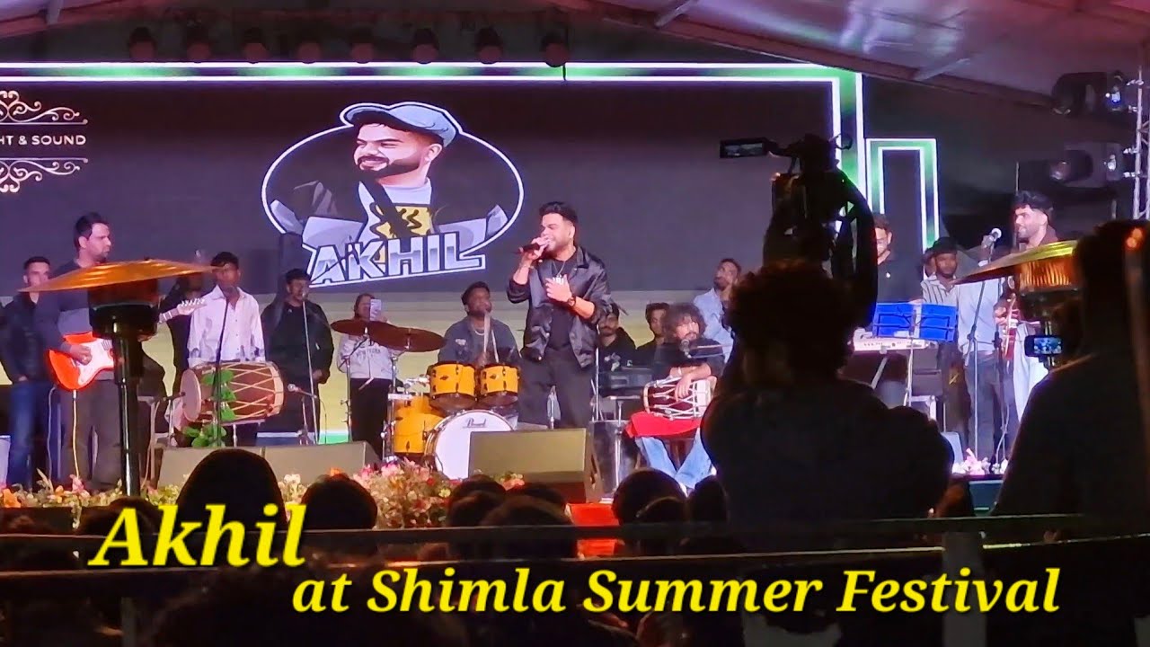Akhil Live at Shimla Summer Festival 2025 | Unforgettable Night on The Ridge
