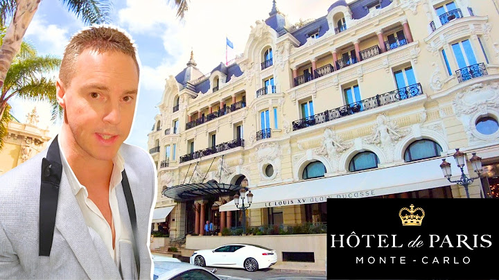 I Stay In The Hotel De Paris, Monte Carlo - I Wasn't Expecting This!