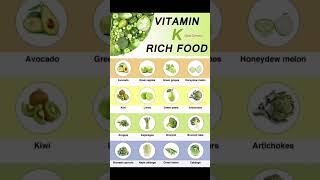 Top Vitamin K Rich Foods🥑🥗 | Boost Bone Health & Blood Clotting Naturally🥝 #shorts #vitamink #food