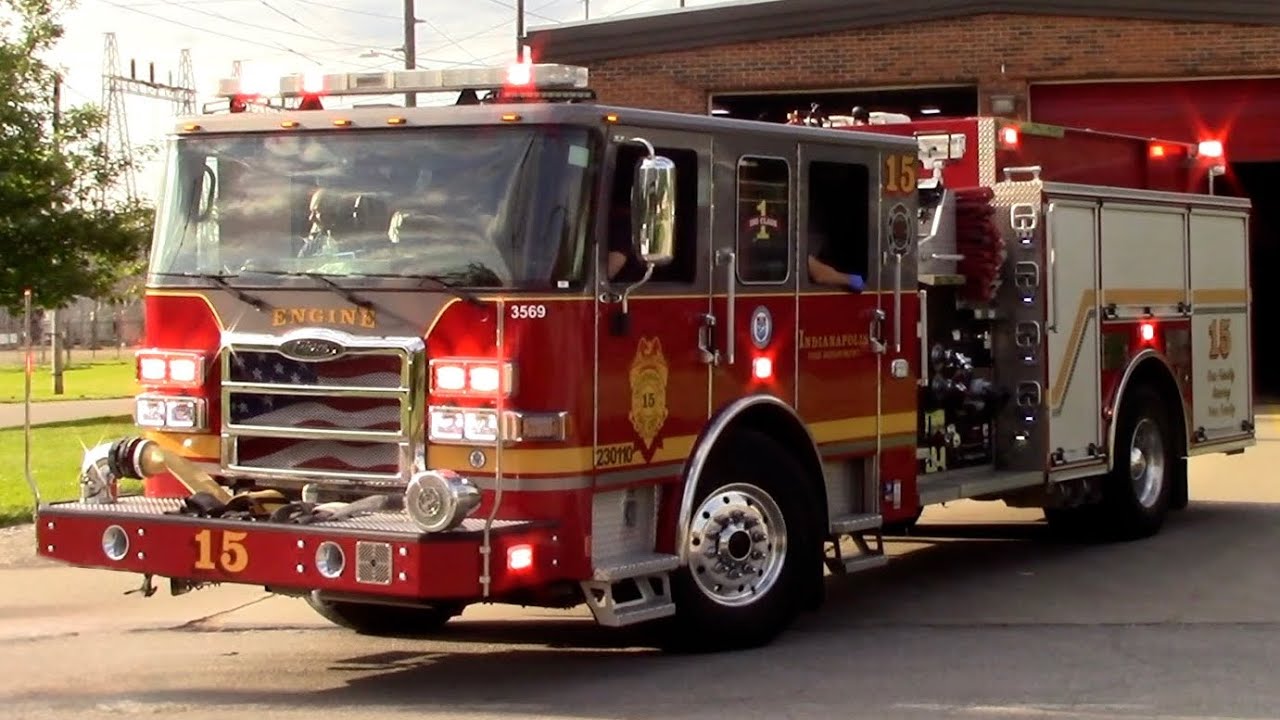 Indianapolis Fire Department Engine 15 Responding 5-24-25 - YouTube