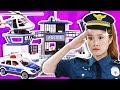 把犯人抓起來吧！ ！摩比世界 警察本部 監獄 和薑一玩小偷和警察遊戲-基尼