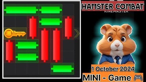1 October Mini Game Key 100% Solved | Hamster Kombat Puzzle For Today