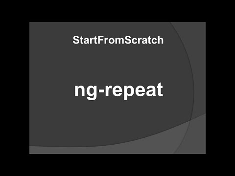 11  StartFromScratch AngularJS ng repeat
