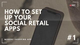 How to set up your Social Retail Apps screenshot 1