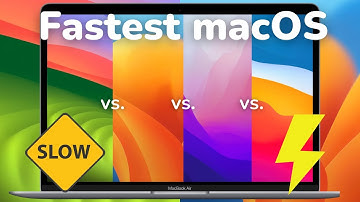 macOS Speed test: Big Sur vs. Monterey vs. Ventura vs. Sonoma