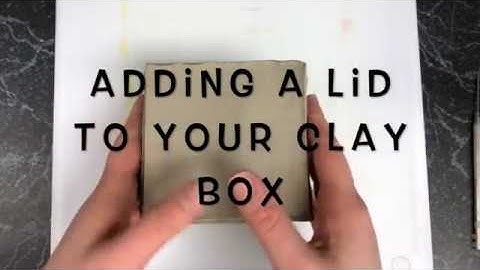 Clay Slab Box: Lids