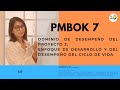 (S17) |Dominio de Desempeño del Proyecto 3: ENFOQUE DE DESARROLLO Y DEL DESEMPEÑO DEL CICLO DE VIDA