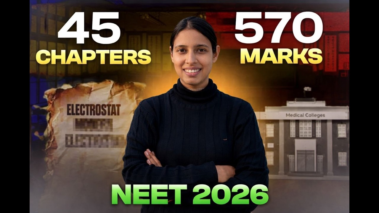 “45 Chapters = 570+ in NEET 😳🔥 | 5-Year Analysis You Can’t Ignore”