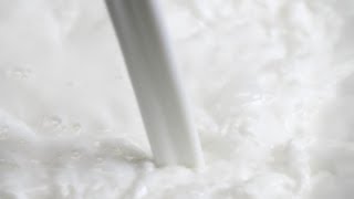 Pouring Milk Splash and Air Bubbles | Stock Footage - Videohive