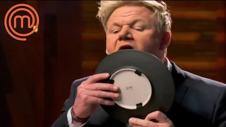 Gordon Ramsay licks plate | MasterChef