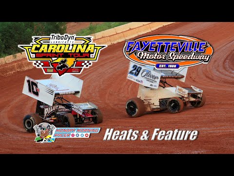 Carolina Sprint Tour - Fayetteville Motor Speedway - Sprint Car Dirt Track Racing (10/23/2021)