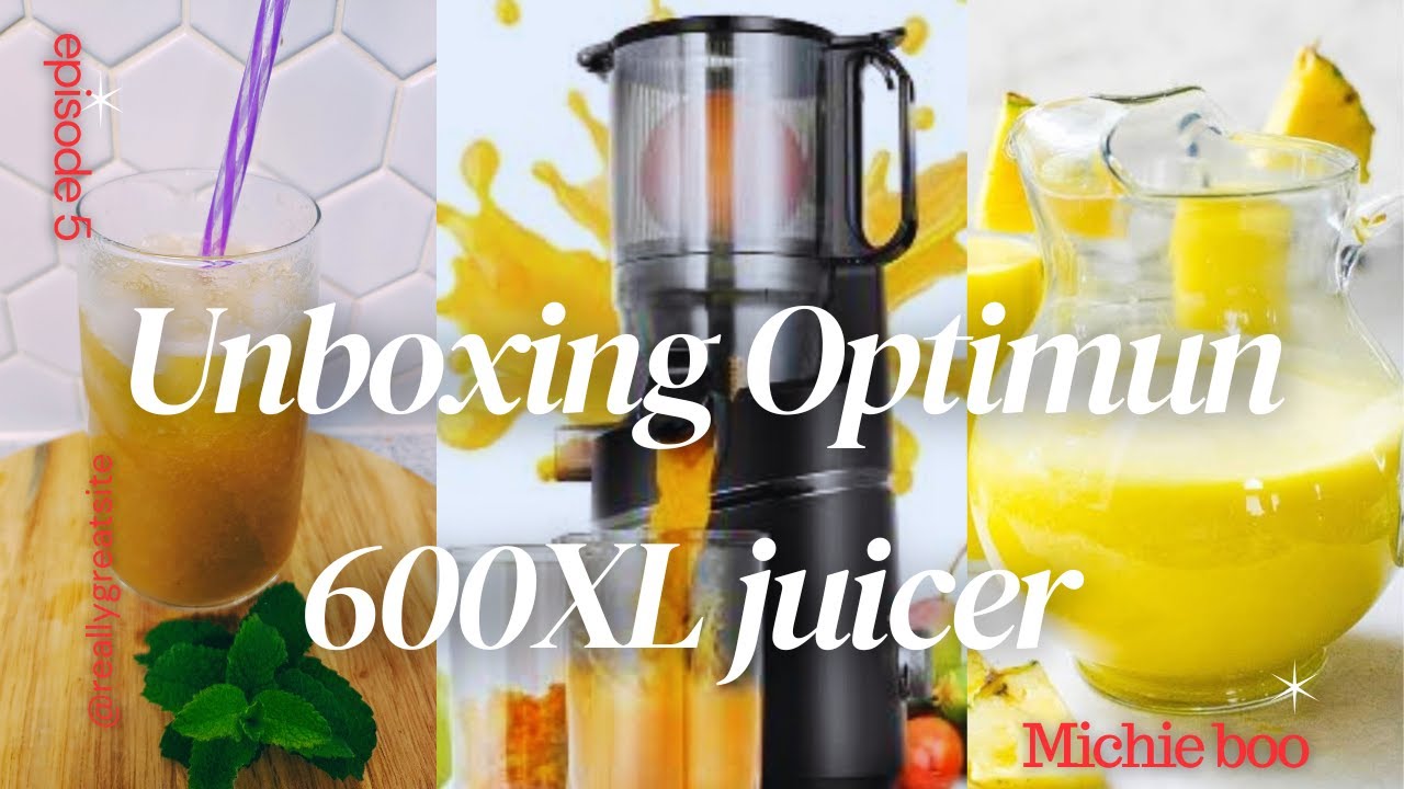 Optimum 600 XL Juicer - Unboxing the Revolutionary Big Mouth Cold Press Juicer And Testing It Out