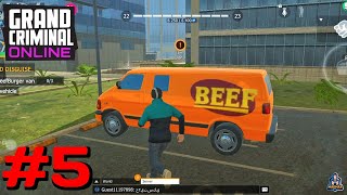 BEEFBURGER VAN BY A THIEF | GRAND CRIMINAL ONLINE GAMEPLAY