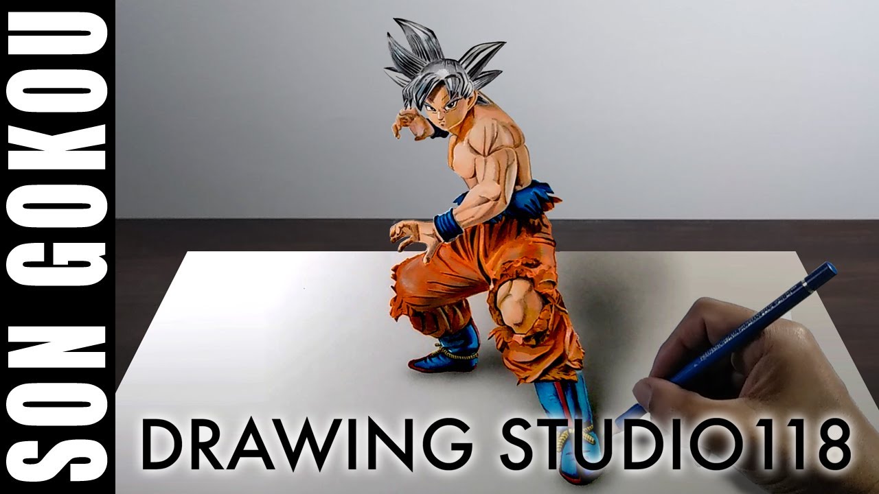 ドラゴンボール 孫悟空 イラストメイキング I Drawing Studio 118 Youtube