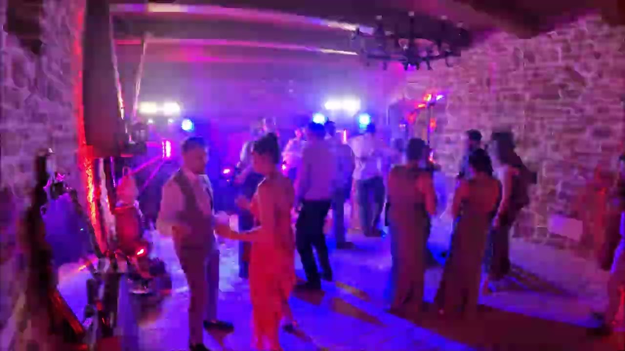 Club-Style Wedding Party in Italy | DJ Lighting Show & Dance Floor Energy