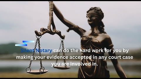 💎Silent Notary - A blockchain Notary Service💎