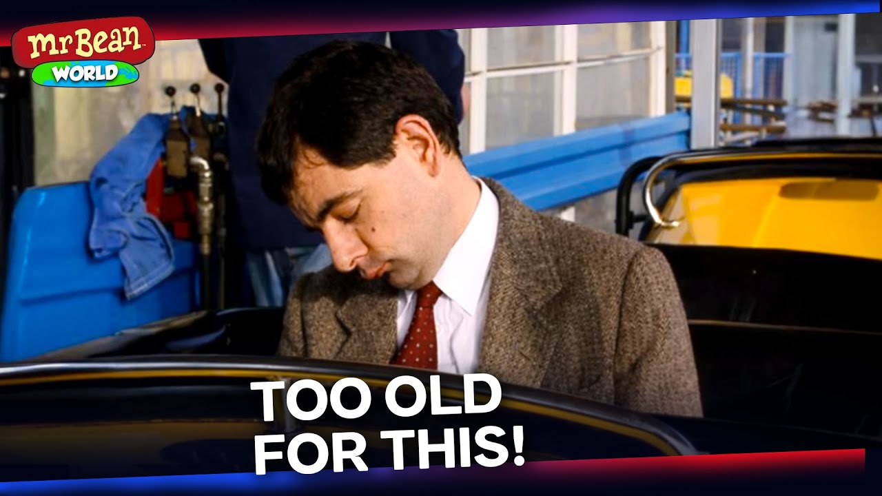 Play: He Doesn't Enjoy Rollercoasters: classic Mr Bean physical comedy