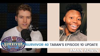 Survivor 40 | Taran's Winners at War Episode 10 Update | Aman Adwin