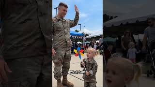 She Asked the Soldier to Turn Off the Wind... Then This Happened. 😂💨#shorts #windyday #funny
