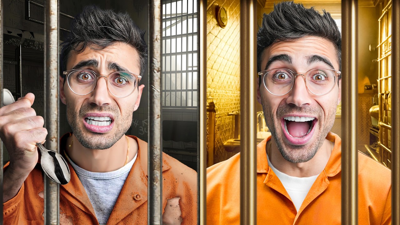 כלא ב-10₪ VS ב-10,0000 שקל!!! **אתגר הישרדות**