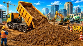 Real City Construction Simulator 3D - City Road Builder Excavator Trucks 2026 - Android Gameplay screenshot 4