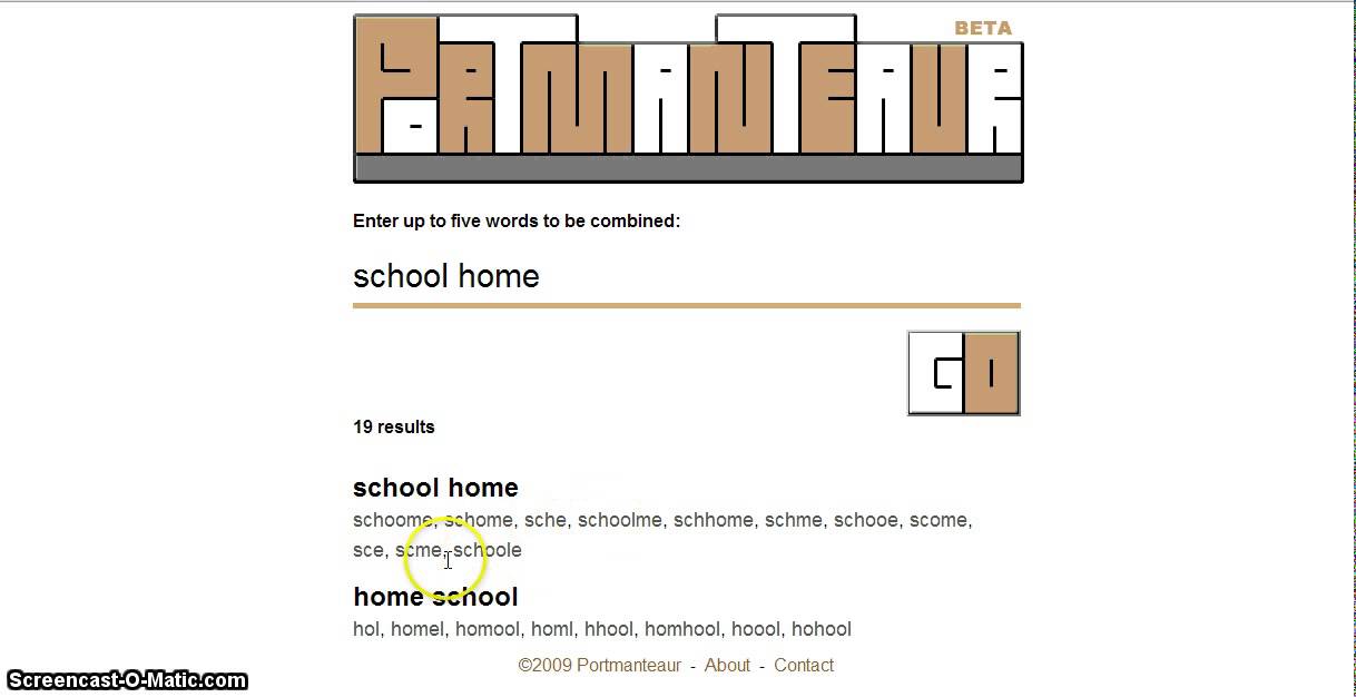 Creating Portmanteau Words YouTube