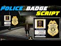 Free Police Badge Script | Police Badge | QBCore Framework | FiveM Tutorial #146