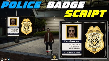 Free Police Badge Script | Police Badge | QBCore Framework | FiveM Tutorial #146