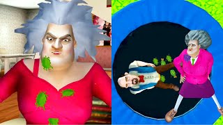 Scary Teacher 3D Version 7.1.1 | Tani Use Cactus And Herbs To Destroy Miss T's Fantasy