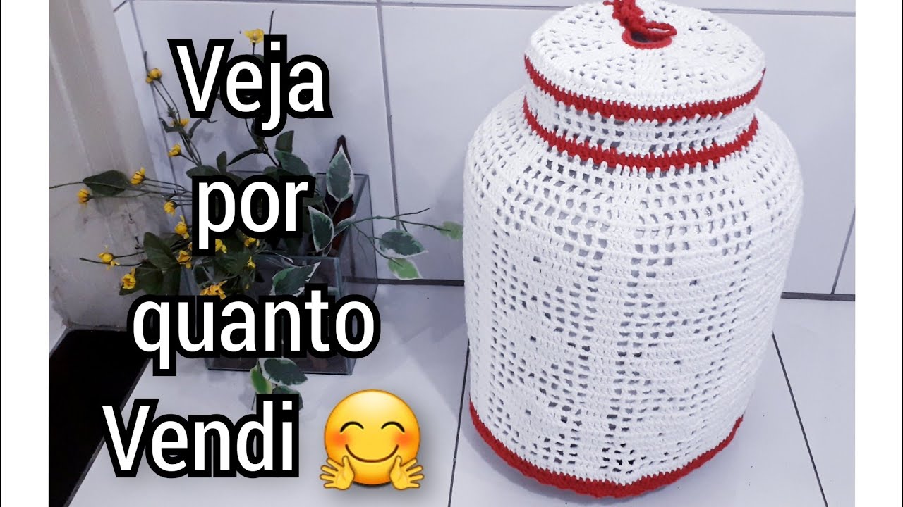 Vlog de Produção - Capa de Botijão - Modelo Elegante - no Final abre o Link do Passo a Passo