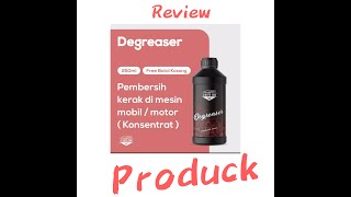 Review produck ( DEGREASER JJ AUTO )