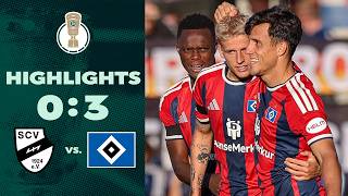 16-year-old scores for Hamburg! | SC Verl vs Hamburger SV 0-3 | Highlights | DFB-Pokal first round