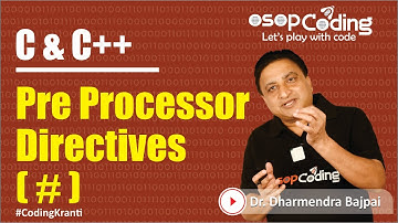 Pre processor Directives (#) | File Inclusion, Macro, Conditional Compilation | C/C++ - #Lecture83