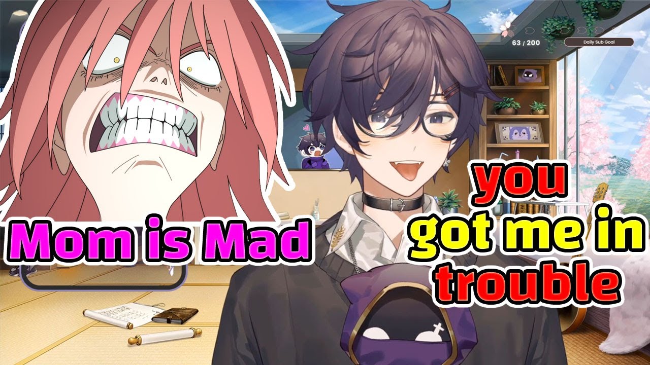 Shoto got Scolded by his Mom Live on Stream