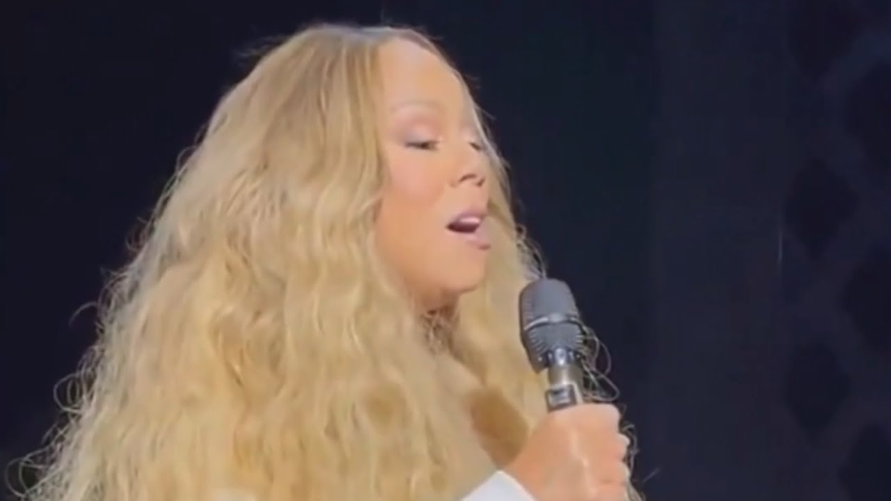 Mariah Carey’s struggling live performance goes viral