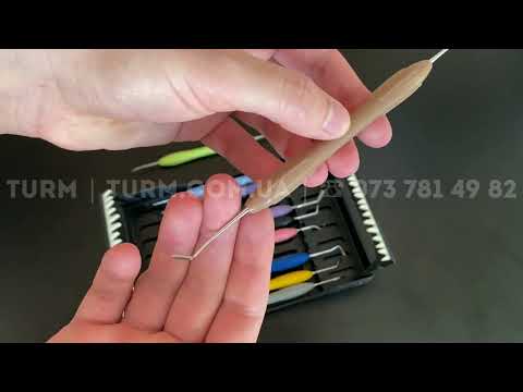 Гладилки стоматологічні за типом lm arte (комплект 10 шт. в боксі), видео 1