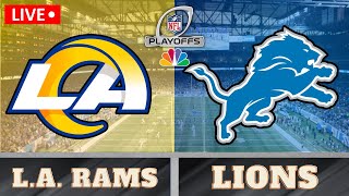 L.A. Rams vs Detroit Lions Live Streaming Watch Party | NFL Football Playoffs