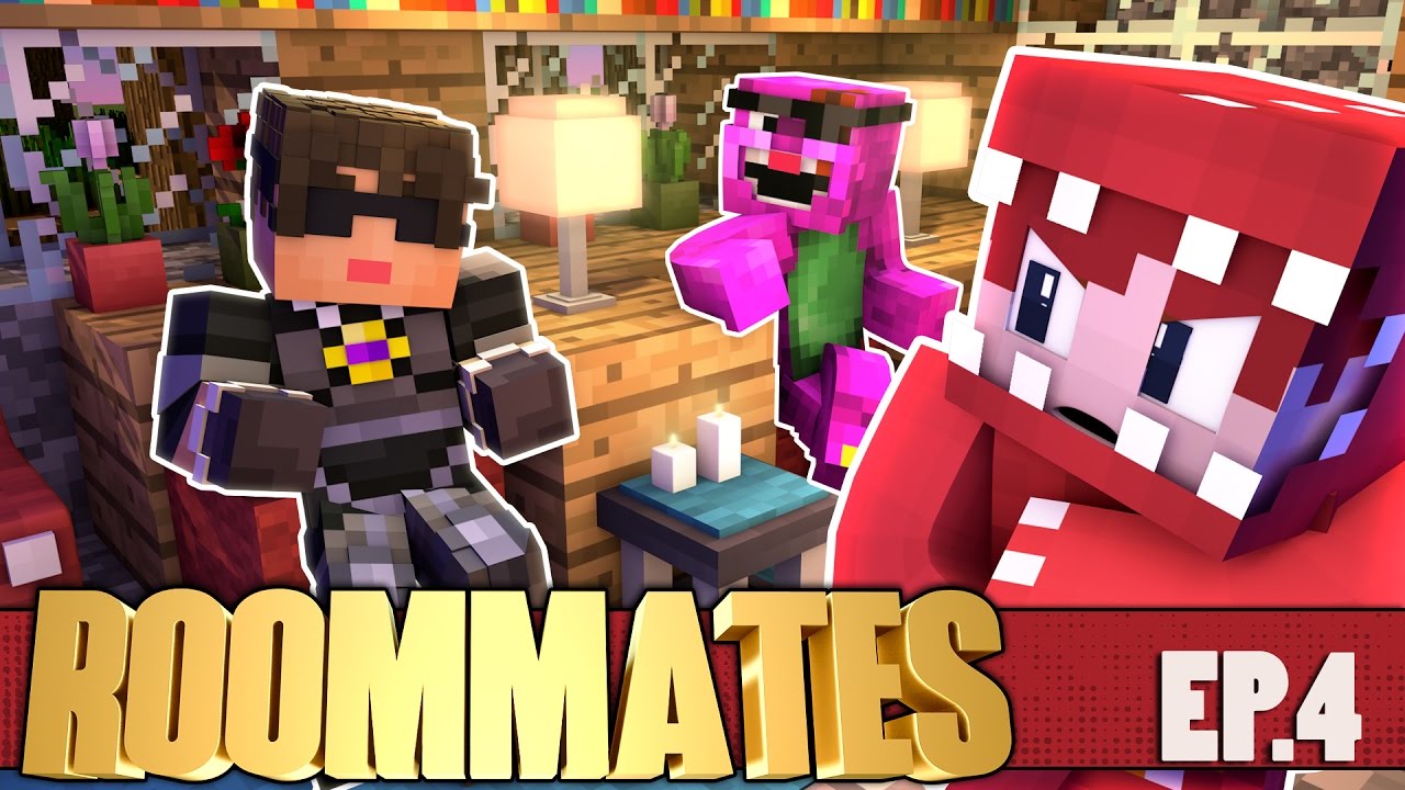 Minecraft ROOMMATES! "GENDERSWAPPED" S3 4 (Minecraft Roleplay Show