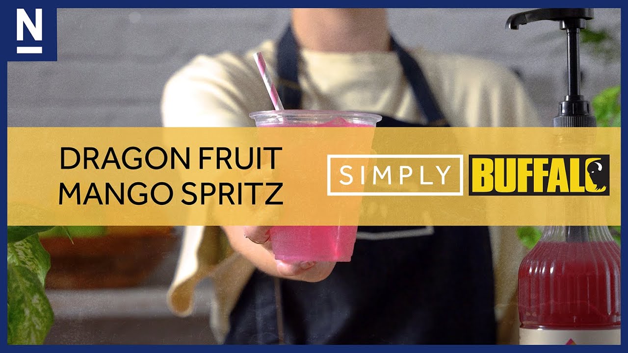 How to make a Dragon Fruit Mango Spritz | Simply & Buffalo