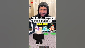 I’m The RICHEST Player in Steal A Brainrot