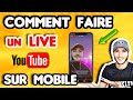 Comment faire un live sur youtube sur telephone tuto