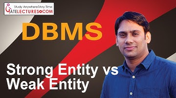 Database Management System 11 Strong Entity vs Weak Entity