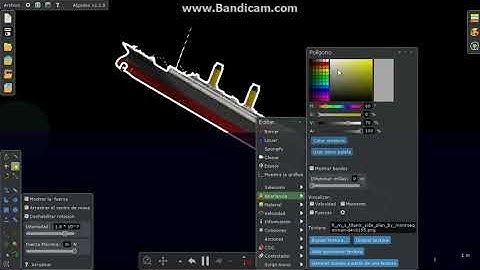 Titanic animation Algodoo 2