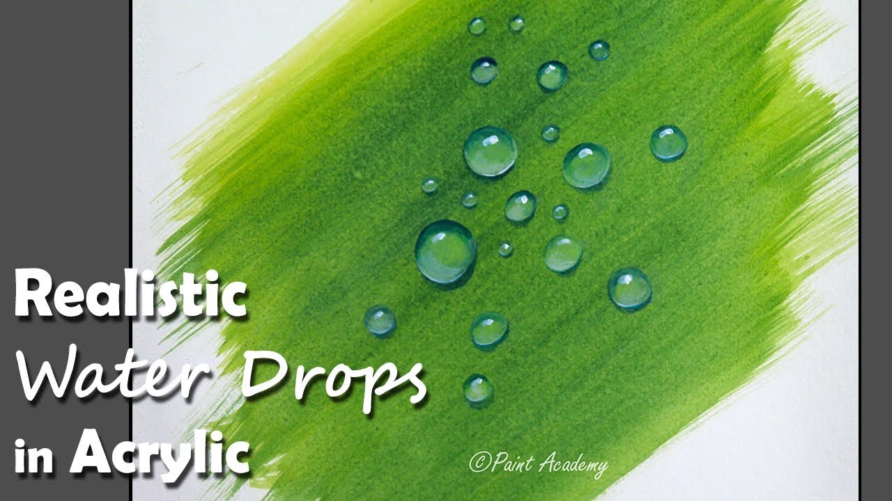 How To Paint Water Droplets