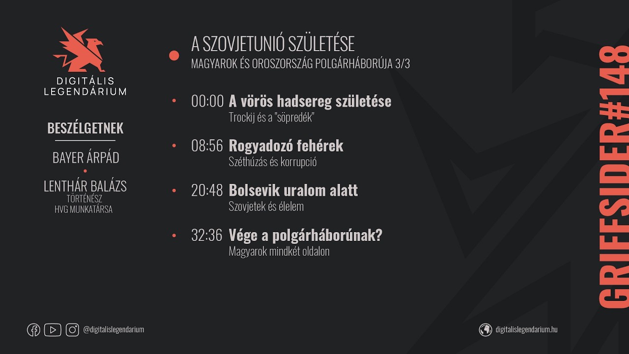 #148 - A Szovjetunió születése 1921-1922 - Lenthár Balázs, történész